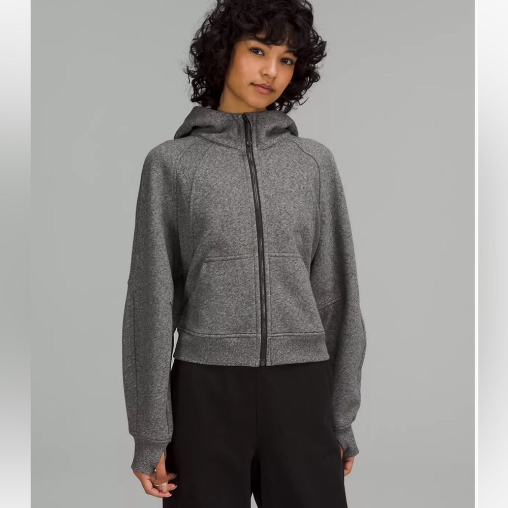 NWT Lululemon Scuba Oversized Full Zip Hoodie carbon dust - Picture 5 of 6